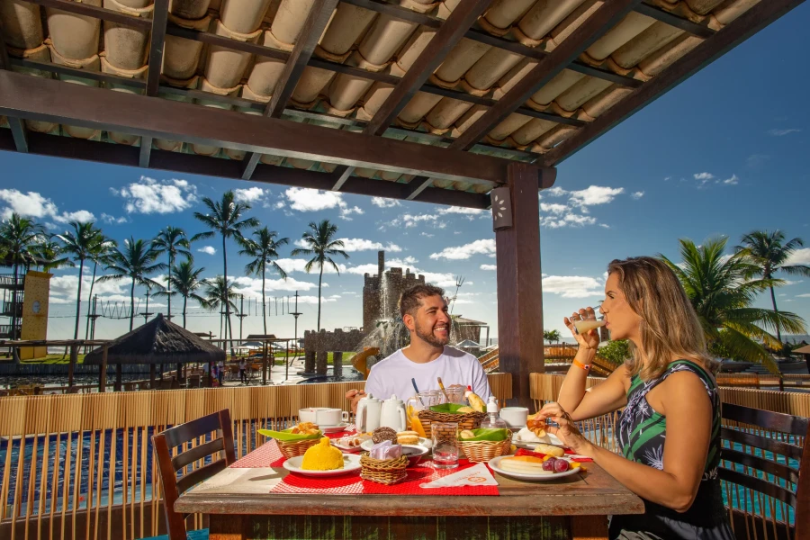 Melhor Café da Manhã em Casal no Cana Brava Resort All Inclusive