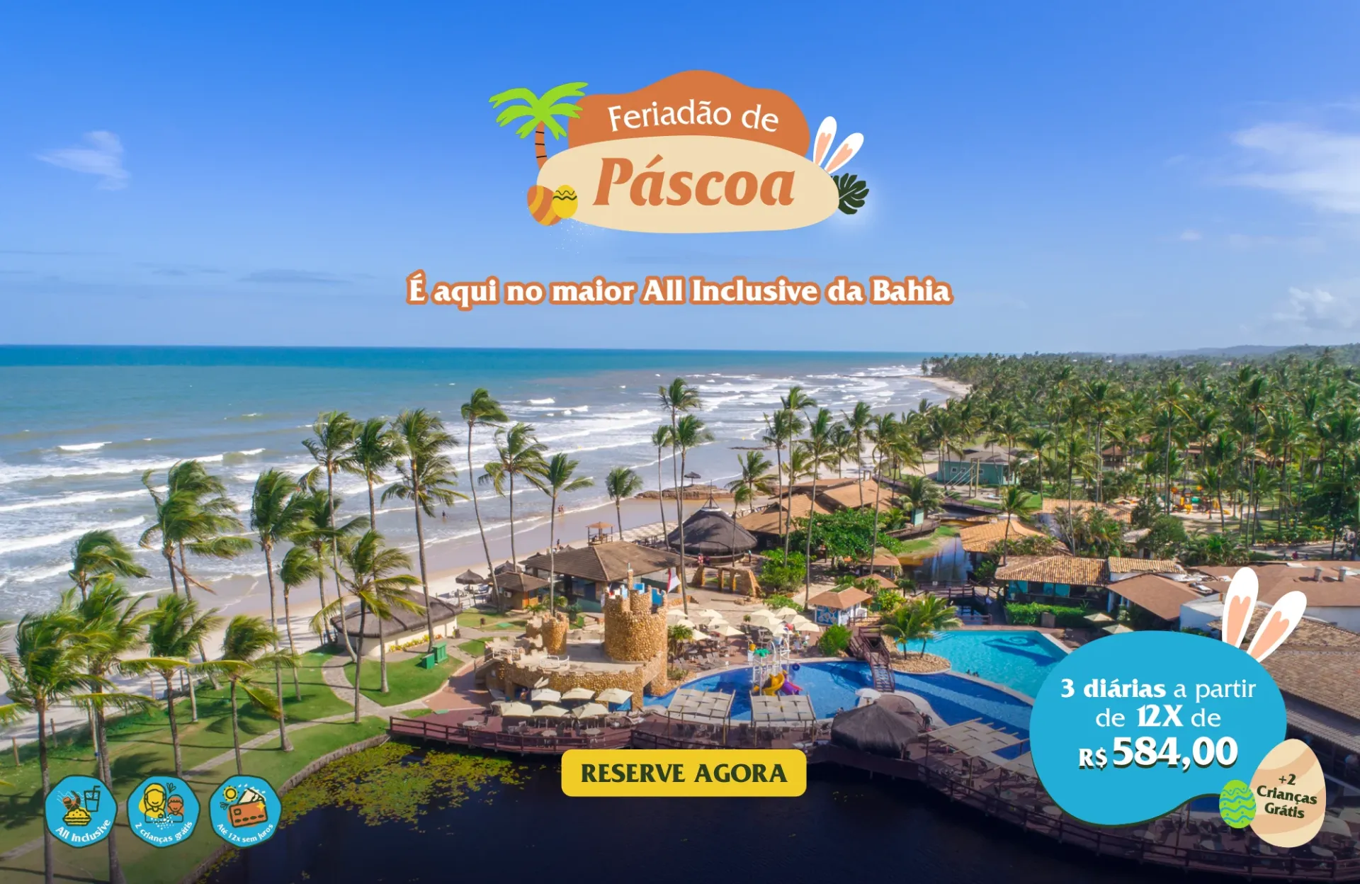 Banner Páscoa no Cana Brava