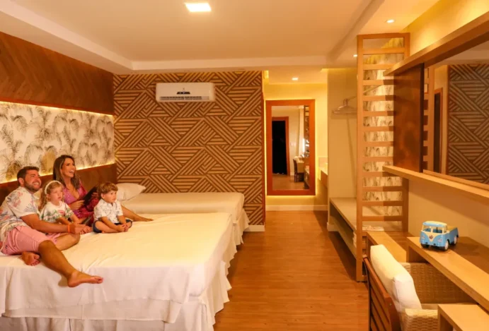 Quarto da acomodação Villa Premium Cana Brava