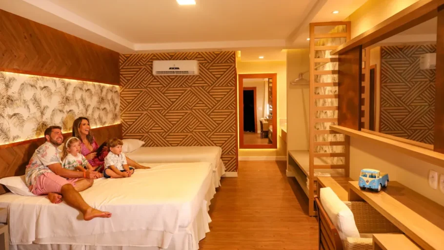 Quarto da acomodação Villa Premium Cana Brava