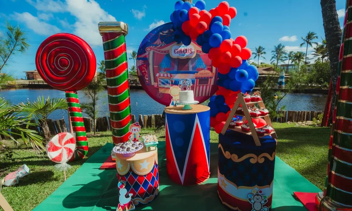 Comemoração de aniversário no Resort Cana Brava