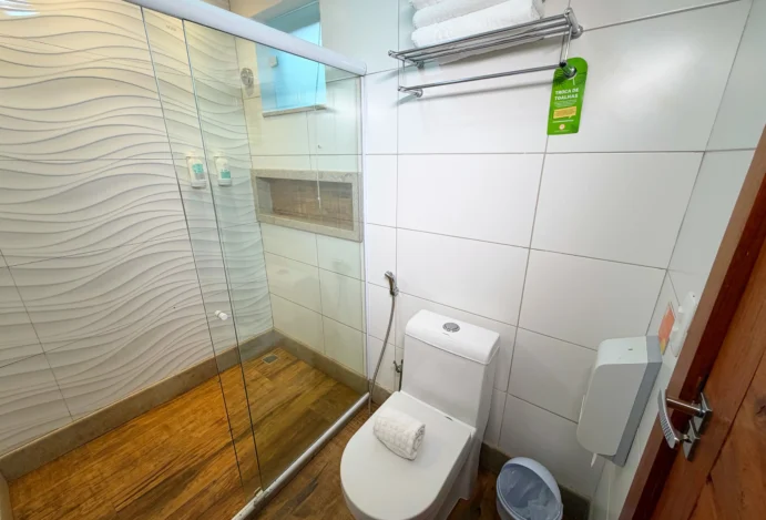 foto do banheiro da villa premium
