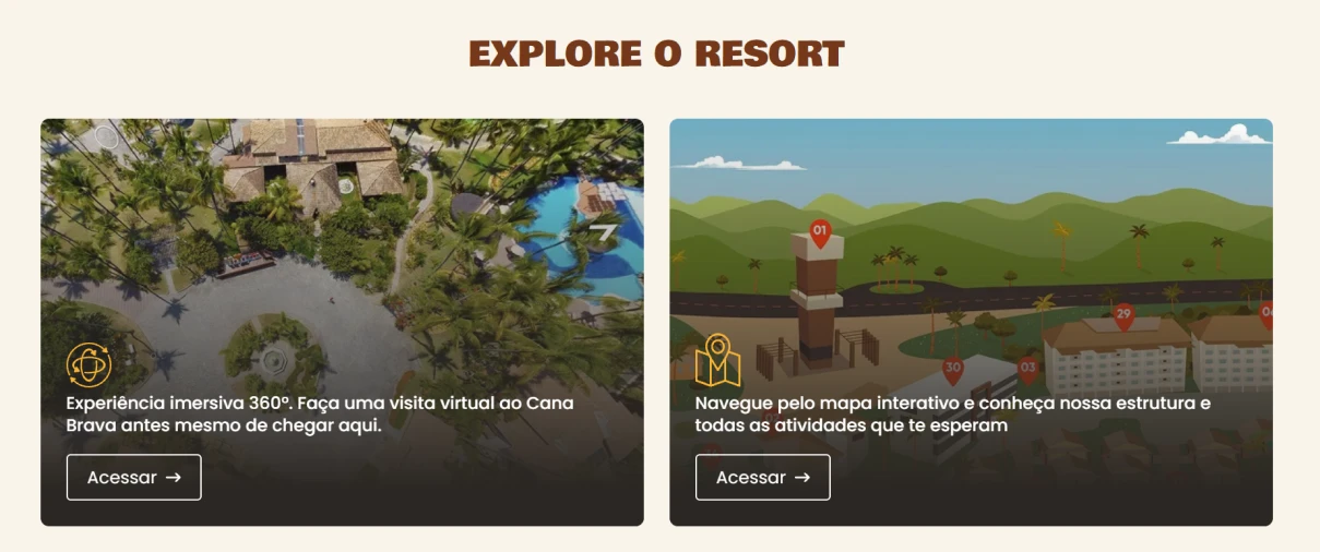 Tour virtual e mapa Tour virtual e mapa interativo
