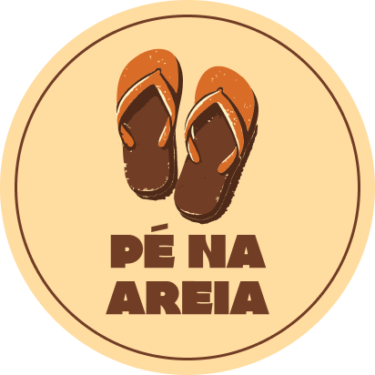 Pé na areia